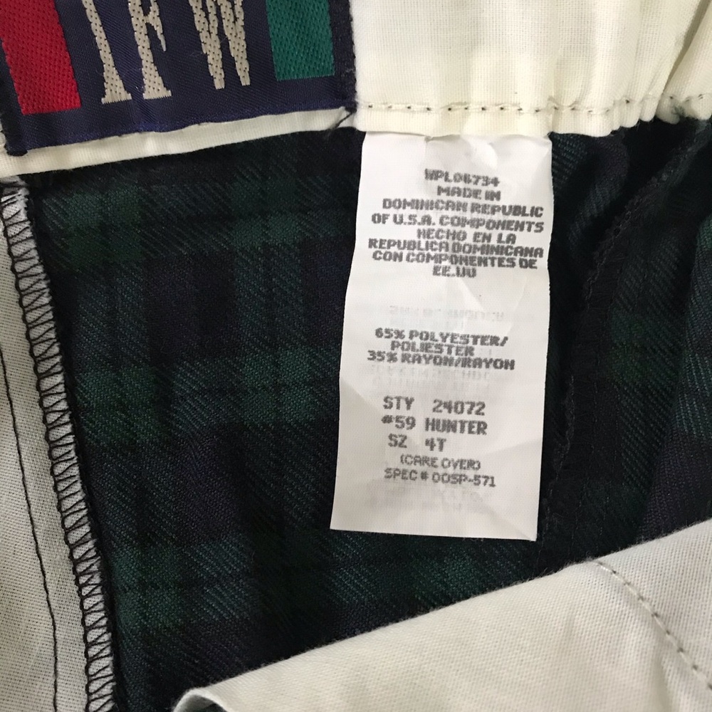 SOLD!! Boys Green/Navy Pants. Size 4T NWOT! - Picture 4 of 4